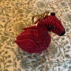 Wicker Darling bag charm or key ring